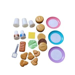 Lot of Play Food For Childs Kitchen Mostly McDonald's CDI